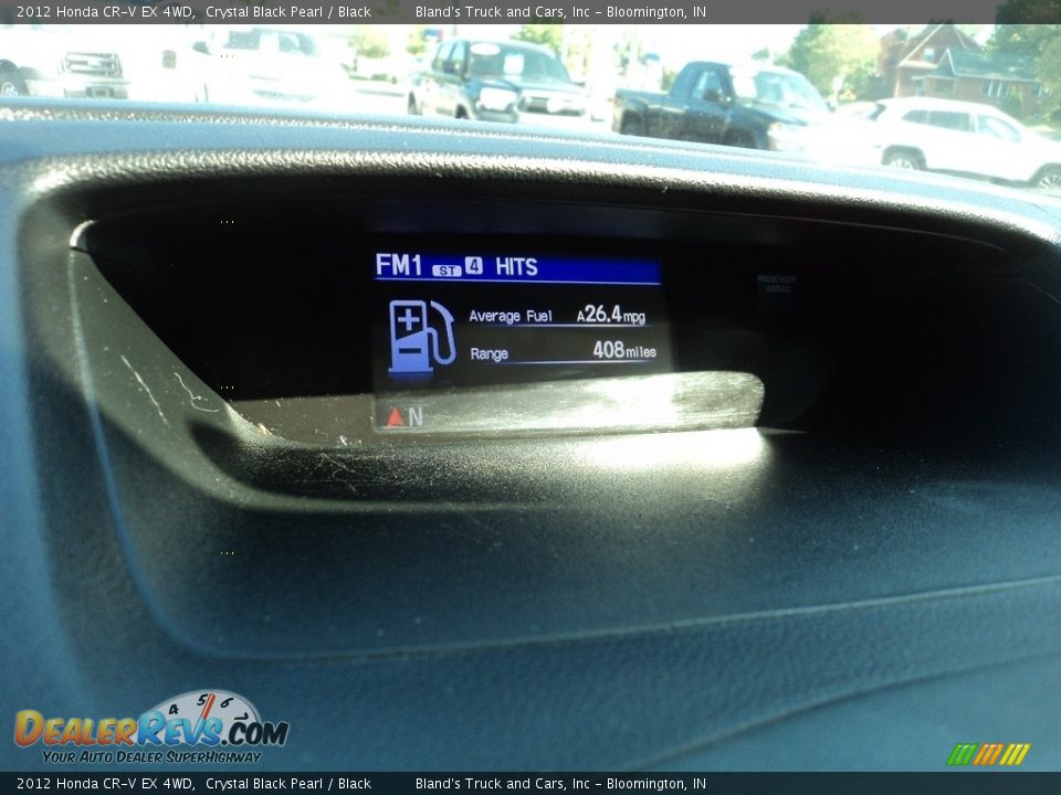2012 Honda CR-V EX 4WD Crystal Black Pearl / Black Photo #17