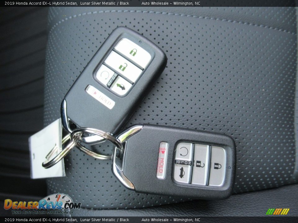 2019 Honda Accord EX-L Hybrid Sedan Lunar Silver Metallic / Black Photo #20