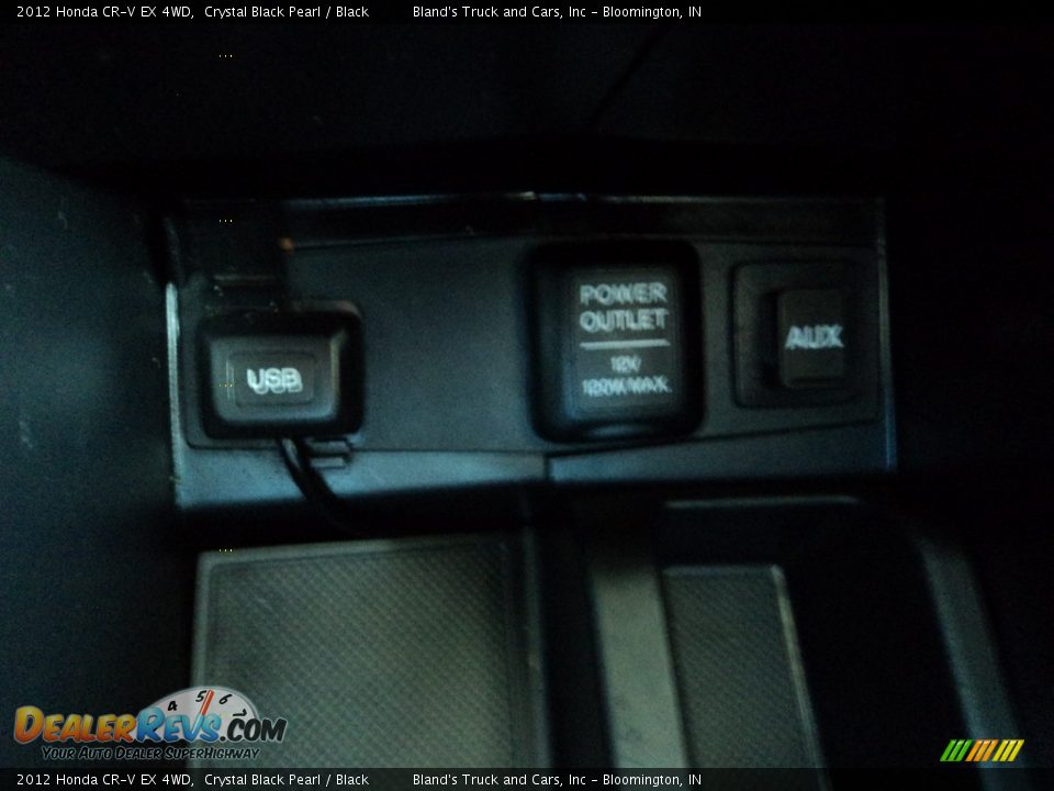2012 Honda CR-V EX 4WD Crystal Black Pearl / Black Photo #22