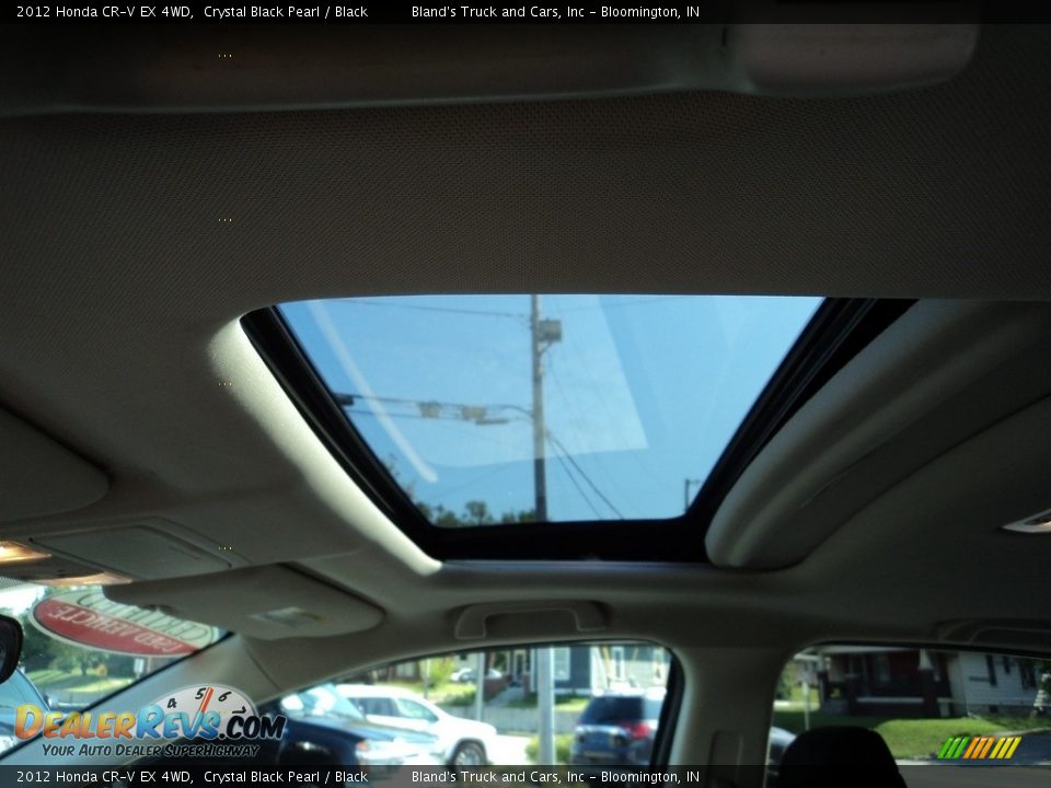 2012 Honda CR-V EX 4WD Crystal Black Pearl / Black Photo #24