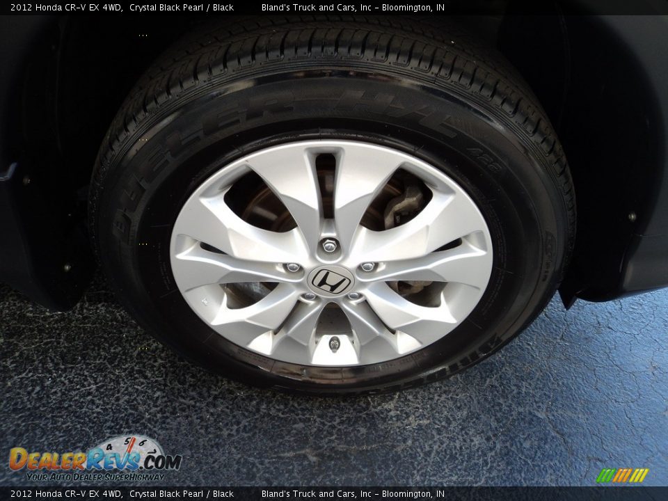 2012 Honda CR-V EX 4WD Crystal Black Pearl / Black Photo #28