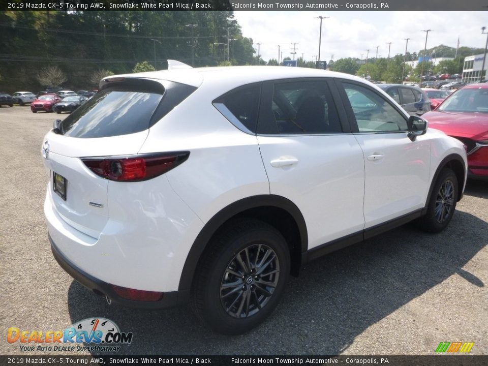 2019 Mazda CX-5 Touring AWD Snowflake White Pearl Mica / Black Photo #2