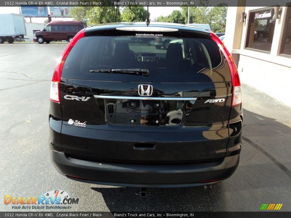 2012 Honda CR-V EX 4WD Crystal Black Pearl / Black Photo #29
