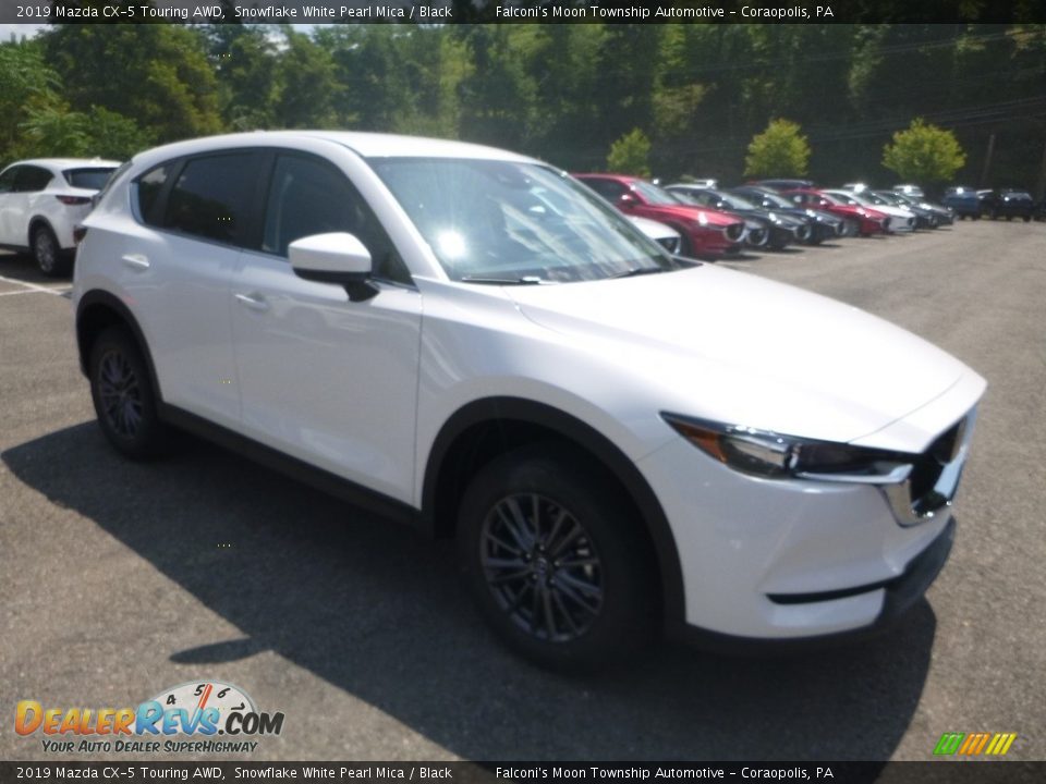 2019 Mazda CX-5 Touring AWD Snowflake White Pearl Mica / Black Photo #3