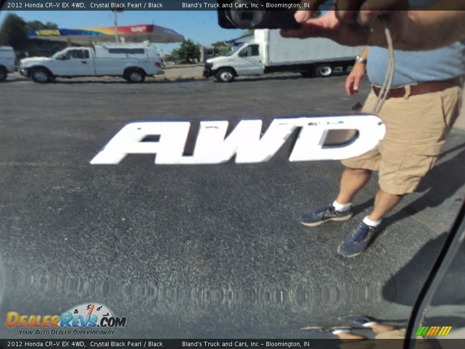 2012 Honda CR-V EX 4WD Crystal Black Pearl / Black Photo #30