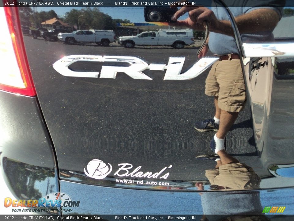 2012 Honda CR-V EX 4WD Crystal Black Pearl / Black Photo #31