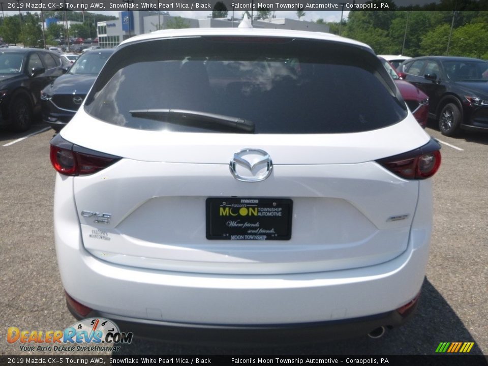 2019 Mazda CX-5 Touring AWD Snowflake White Pearl Mica / Black Photo #6