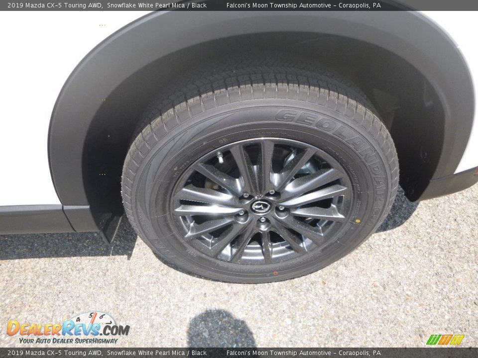 2019 Mazda CX-5 Touring AWD Snowflake White Pearl Mica / Black Photo #7