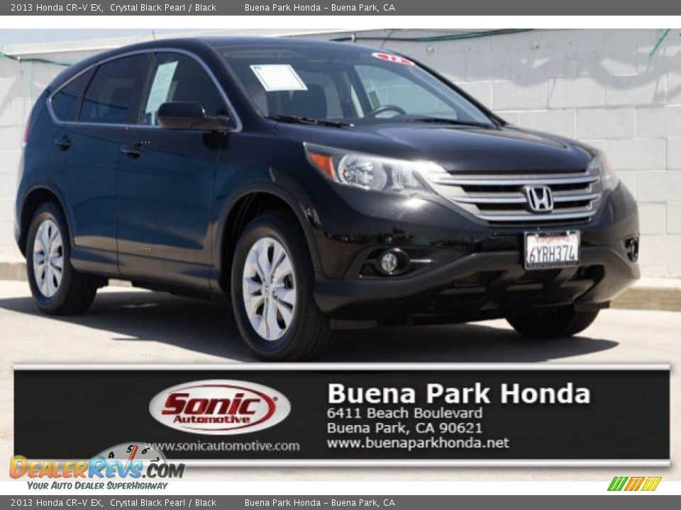 2013 Honda CR-V EX Crystal Black Pearl / Black Photo #1