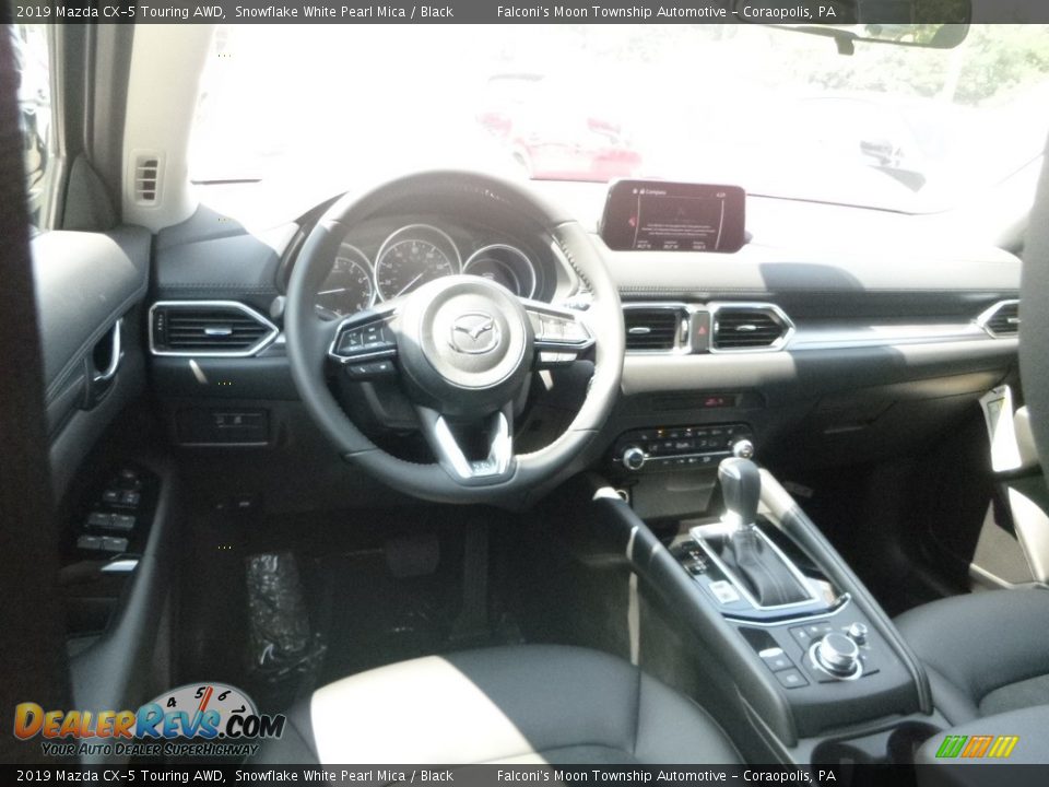 2019 Mazda CX-5 Touring AWD Snowflake White Pearl Mica / Black Photo #9
