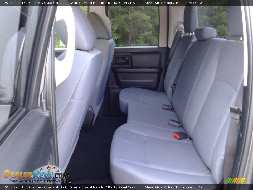 2017 Ram 1500 Express Quad Cab 4x4 Granite Crystal Metallic / Black/Diesel Gray Photo #11