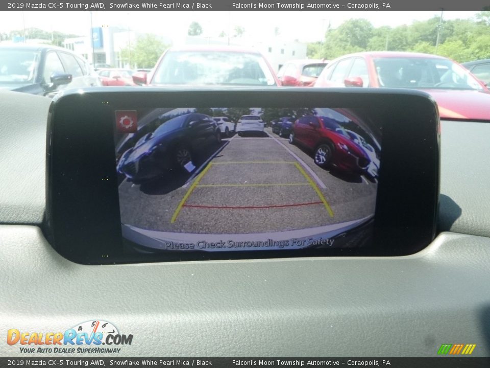 2019 Mazda CX-5 Touring AWD Snowflake White Pearl Mica / Black Photo #14