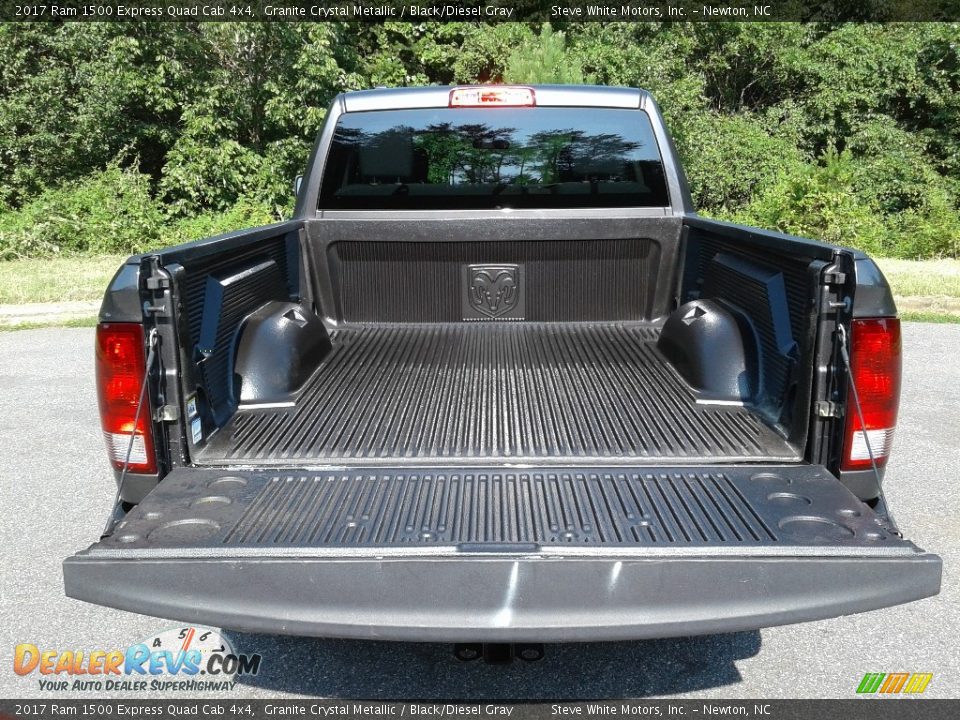 2017 Ram 1500 Express Quad Cab 4x4 Granite Crystal Metallic / Black/Diesel Gray Photo #12