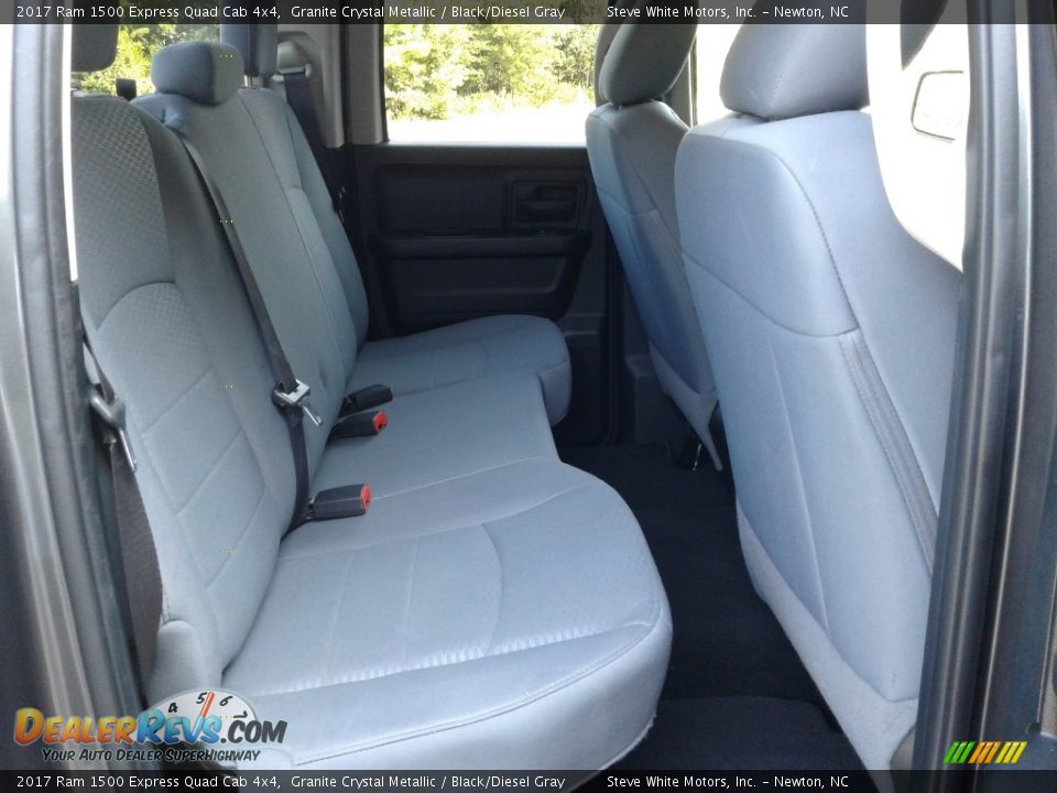 2017 Ram 1500 Express Quad Cab 4x4 Granite Crystal Metallic / Black/Diesel Gray Photo #13