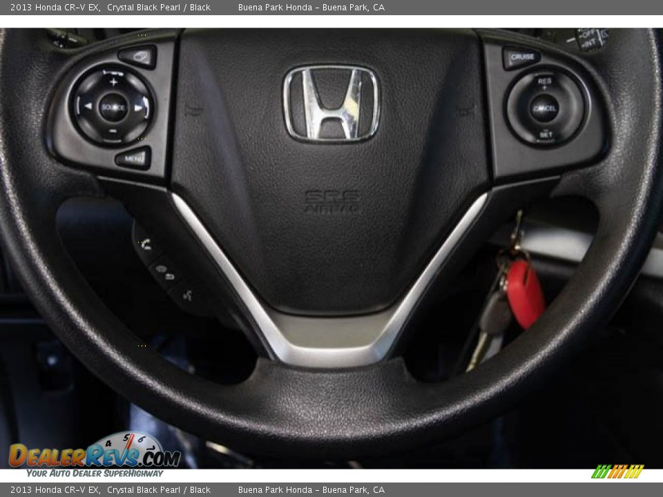 2013 Honda CR-V EX Crystal Black Pearl / Black Photo #11