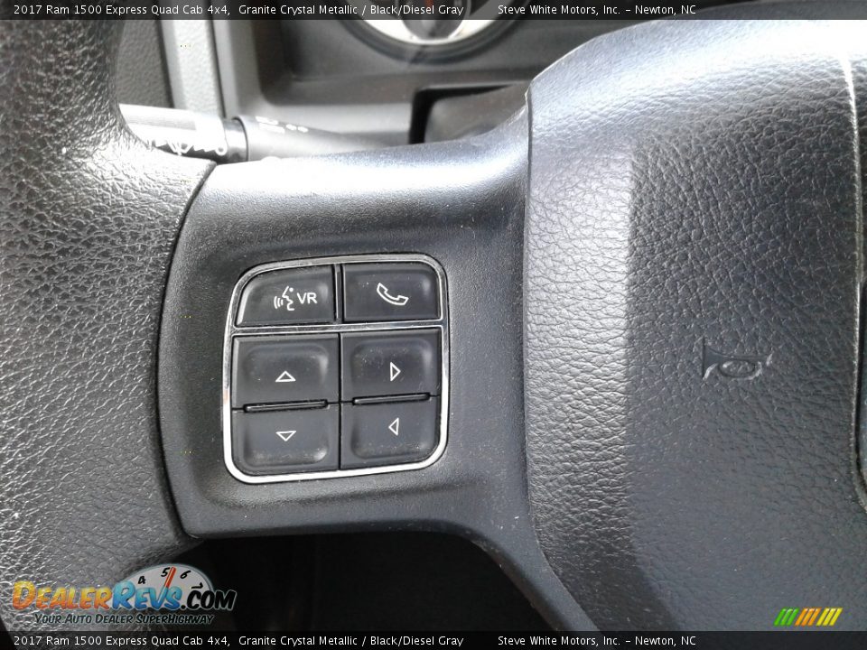 2017 Ram 1500 Express Quad Cab 4x4 Granite Crystal Metallic / Black/Diesel Gray Photo #15