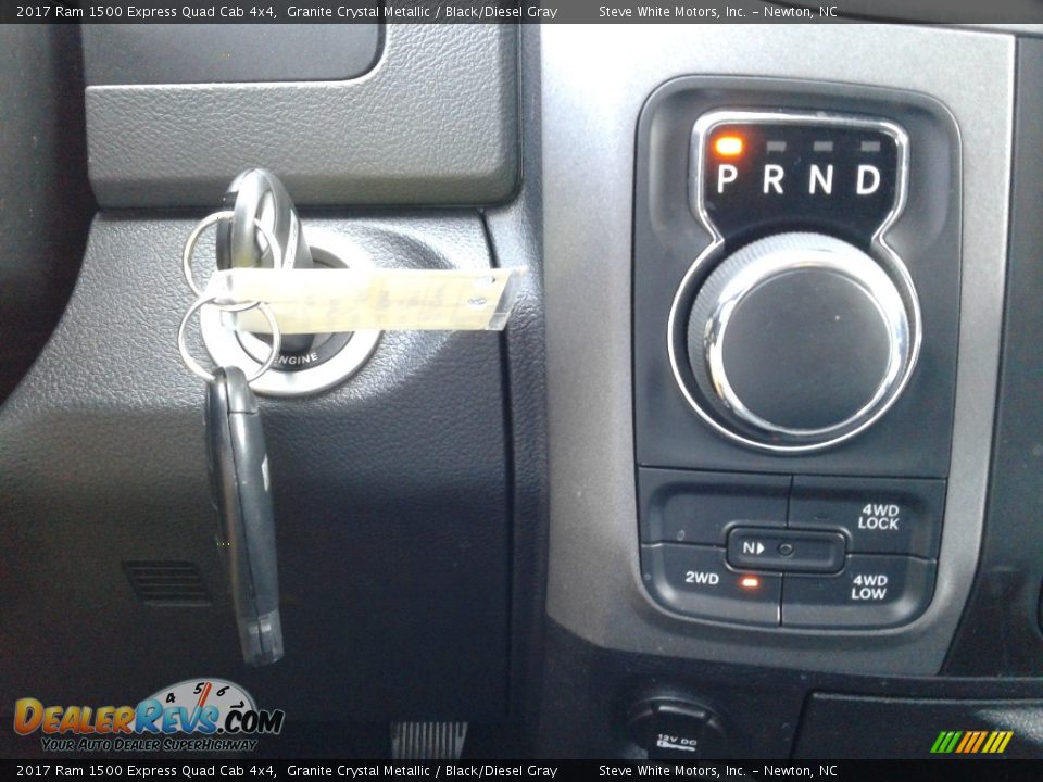 2017 Ram 1500 Express Quad Cab 4x4 Granite Crystal Metallic / Black/Diesel Gray Photo #20
