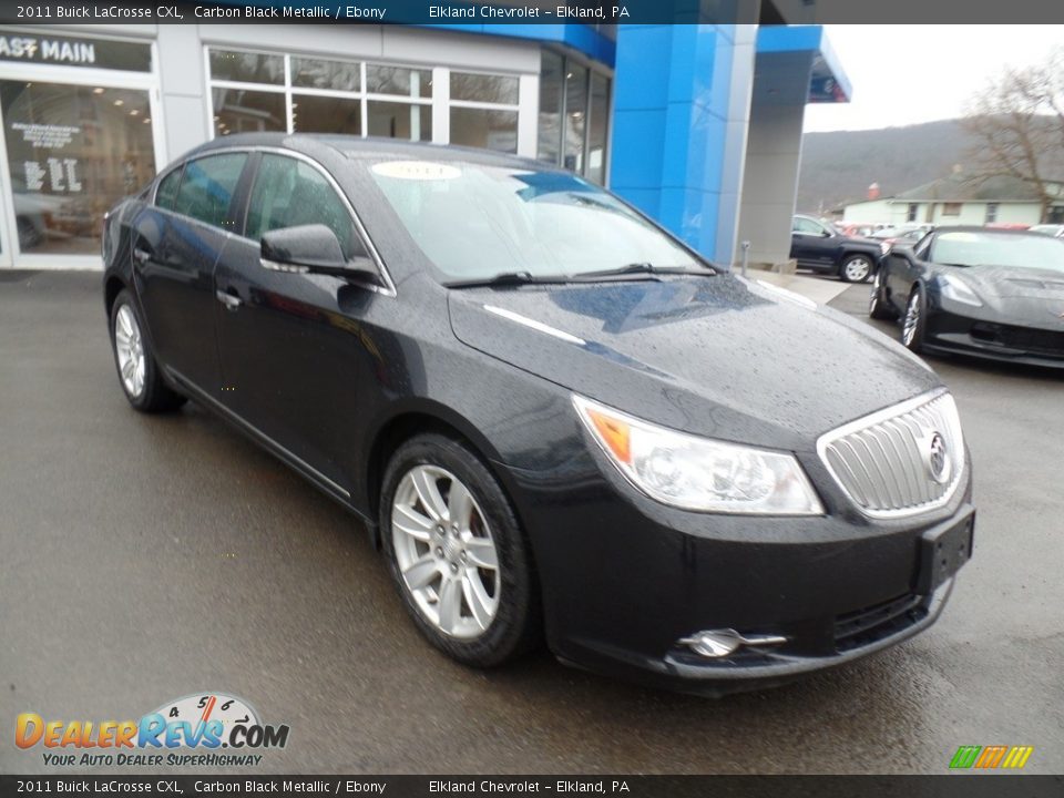 2011 Buick LaCrosse CXL Carbon Black Metallic / Ebony Photo #3
