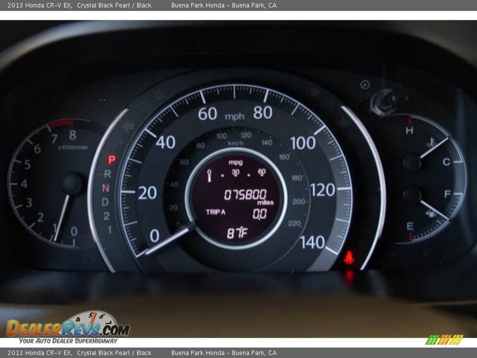 2013 Honda CR-V EX Crystal Black Pearl / Black Photo #23