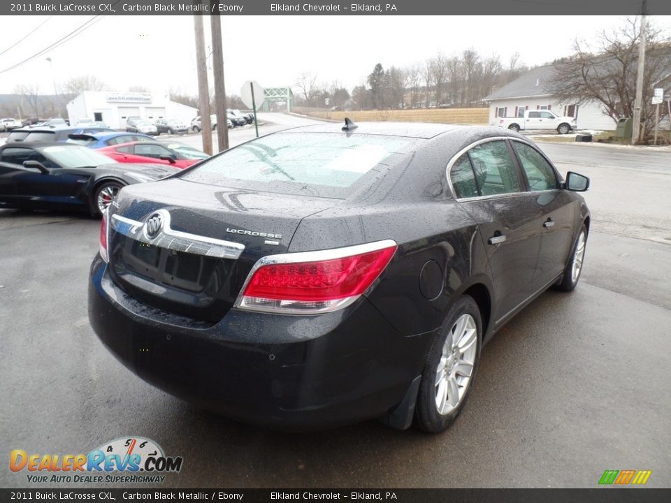 2011 Buick LaCrosse CXL Carbon Black Metallic / Ebony Photo #5
