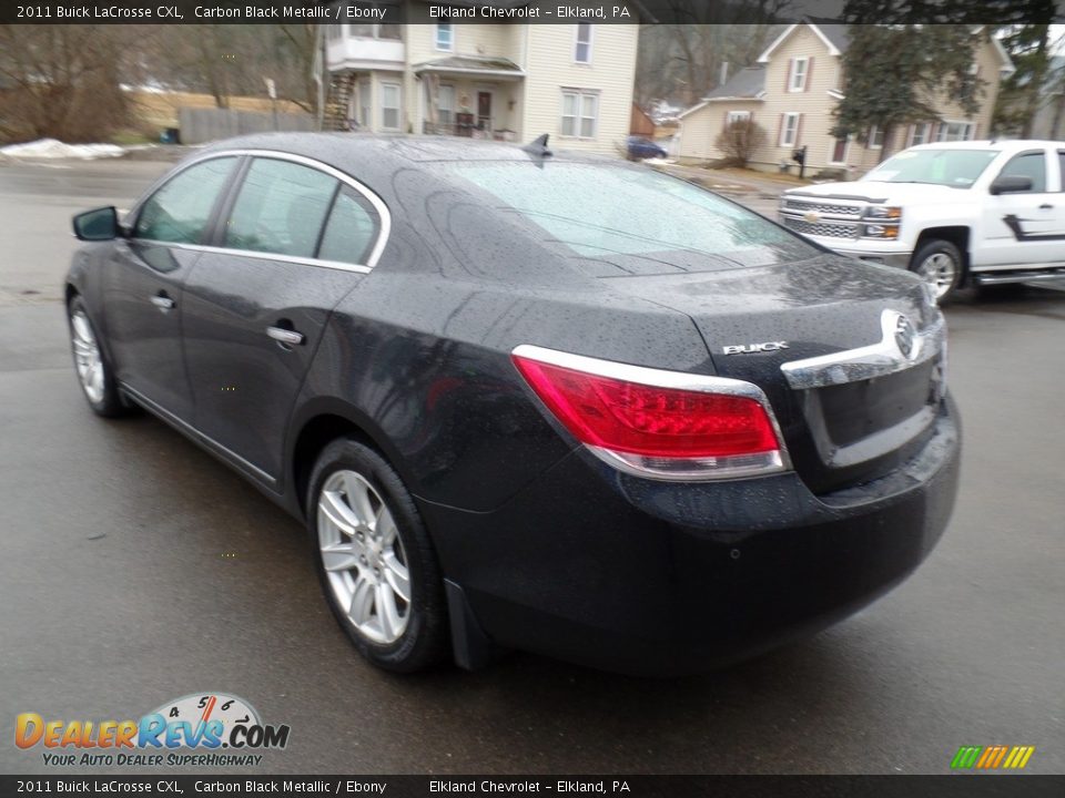 2011 Buick LaCrosse CXL Carbon Black Metallic / Ebony Photo #7