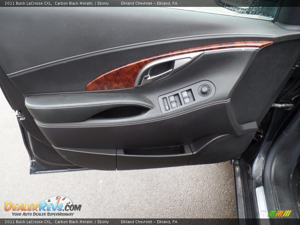 2011 Buick LaCrosse CXL Carbon Black Metallic / Ebony Photo #11