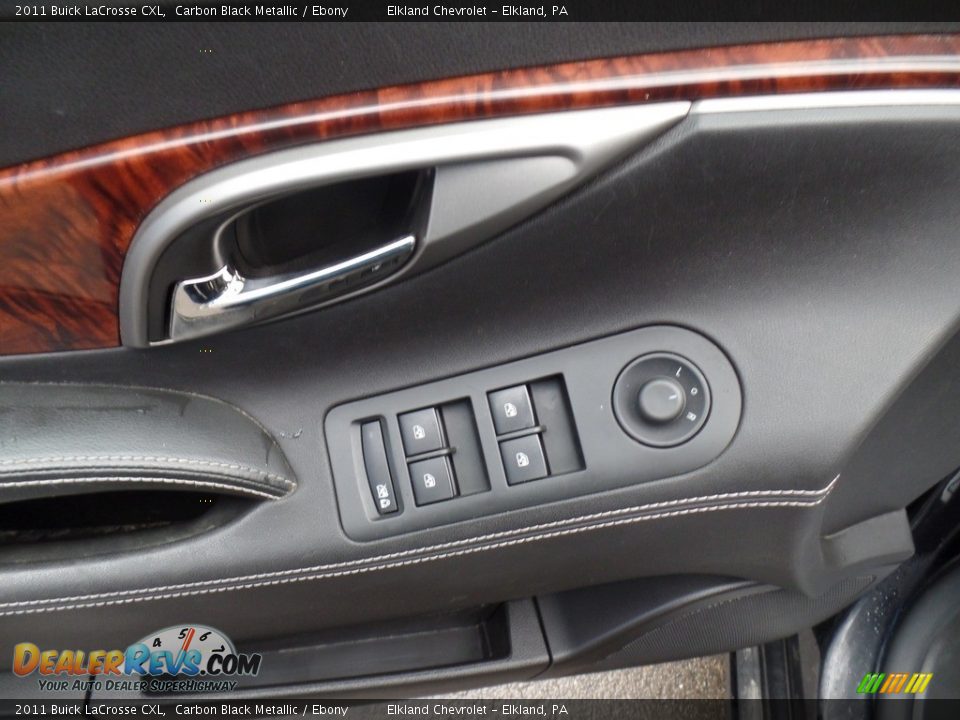 2011 Buick LaCrosse CXL Carbon Black Metallic / Ebony Photo #12
