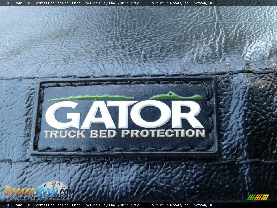 2017 Ram 1500 Express Regular Cab Bright Silver Metallic / Black/Diesel Gray Photo #13