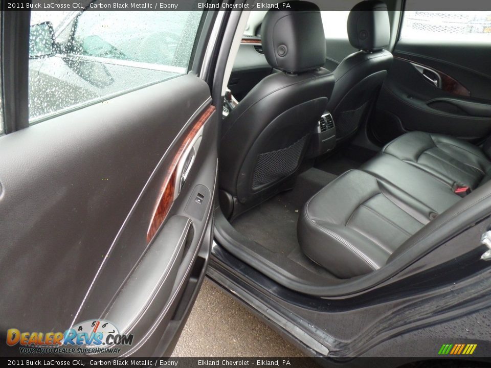 2011 Buick LaCrosse CXL Carbon Black Metallic / Ebony Photo #23