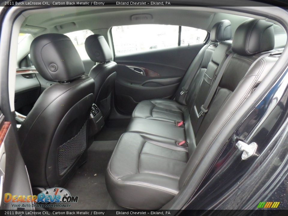 2011 Buick LaCrosse CXL Carbon Black Metallic / Ebony Photo #24