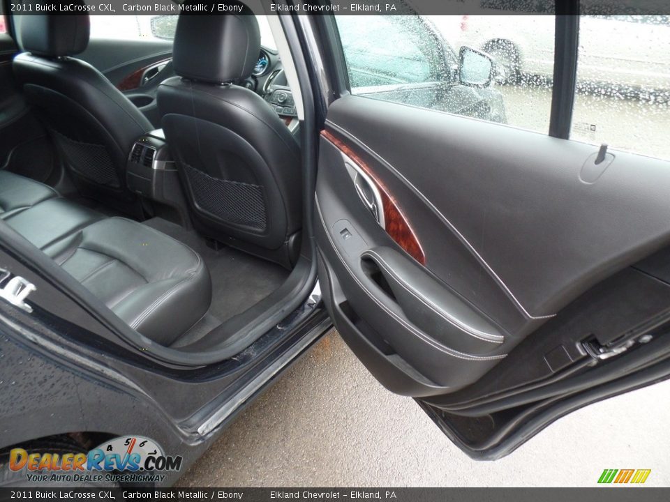 2011 Buick LaCrosse CXL Carbon Black Metallic / Ebony Photo #26
