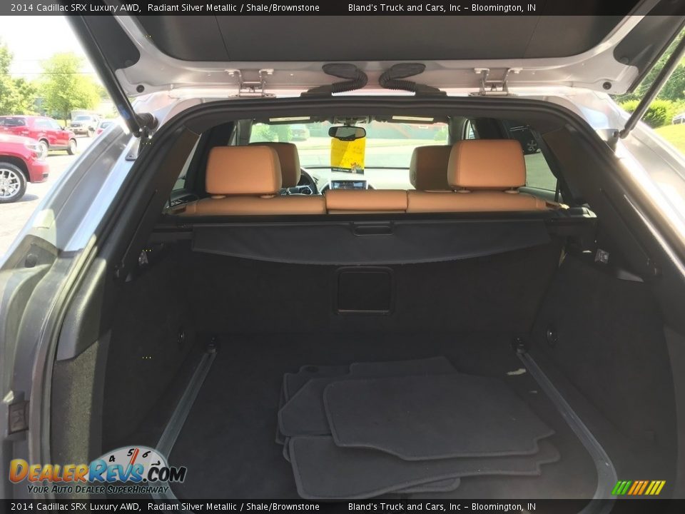 2014 Cadillac SRX Luxury AWD Radiant Silver Metallic / Shale/Brownstone Photo #8