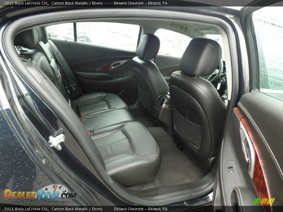 2011 Buick LaCrosse CXL Carbon Black Metallic / Ebony Photo #27