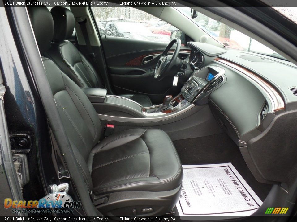 2011 Buick LaCrosse CXL Carbon Black Metallic / Ebony Photo #29