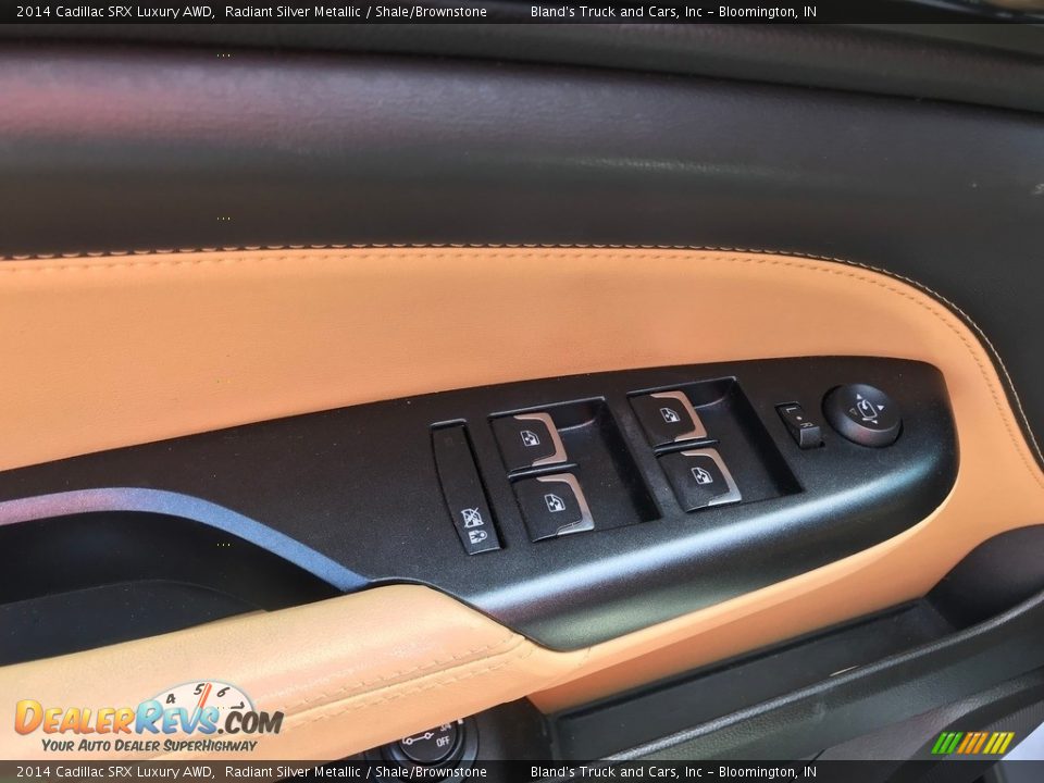 2014 Cadillac SRX Luxury AWD Radiant Silver Metallic / Shale/Brownstone Photo #12