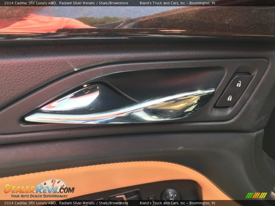2014 Cadillac SRX Luxury AWD Radiant Silver Metallic / Shale/Brownstone Photo #13