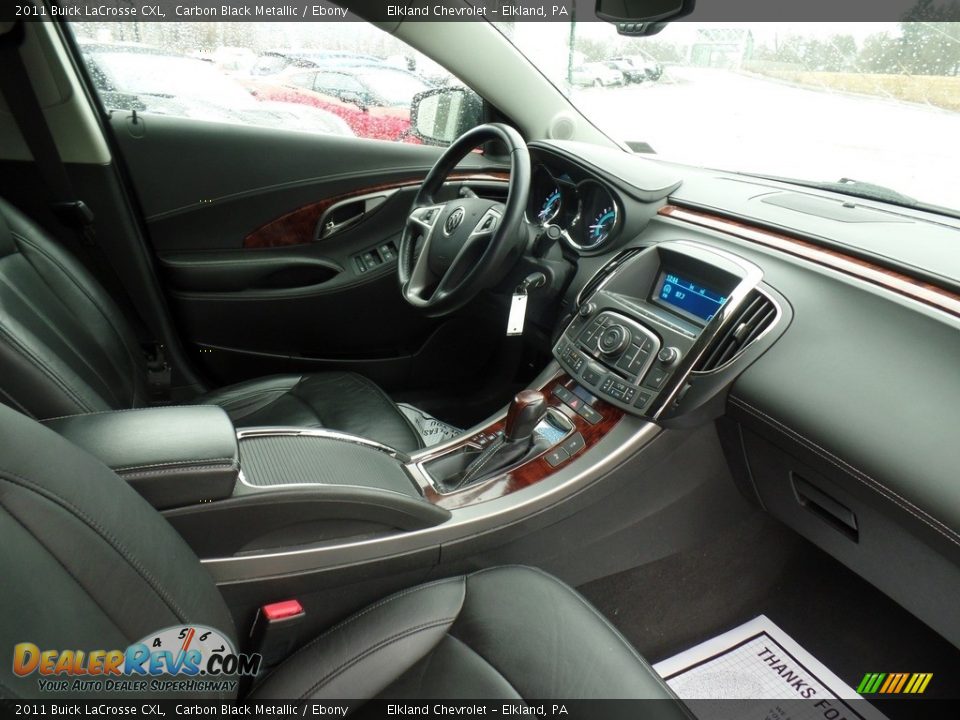 2011 Buick LaCrosse CXL Carbon Black Metallic / Ebony Photo #30