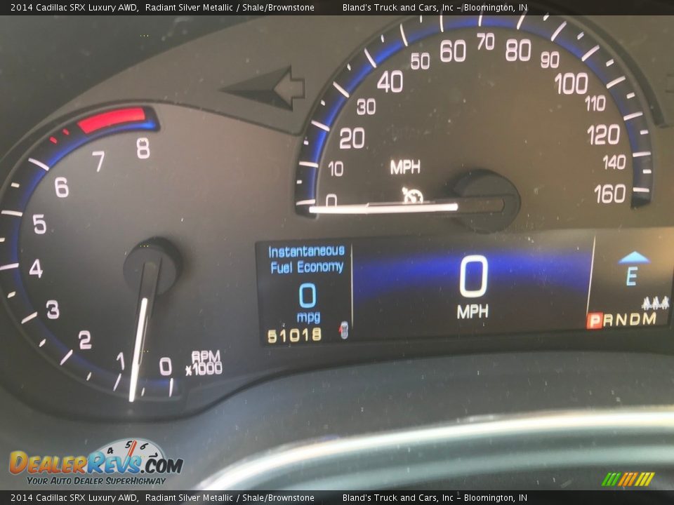 2014 Cadillac SRX Luxury AWD Radiant Silver Metallic / Shale/Brownstone Photo #19