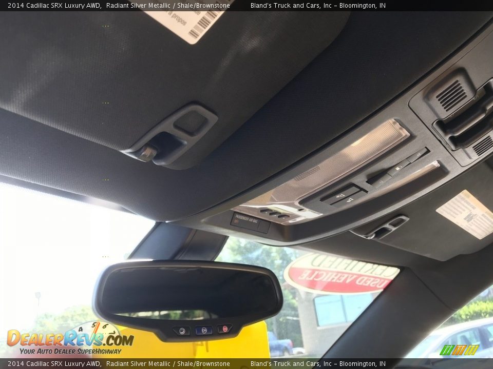 2014 Cadillac SRX Luxury AWD Radiant Silver Metallic / Shale/Brownstone Photo #23