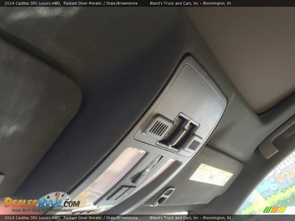 2014 Cadillac SRX Luxury AWD Radiant Silver Metallic / Shale/Brownstone Photo #24