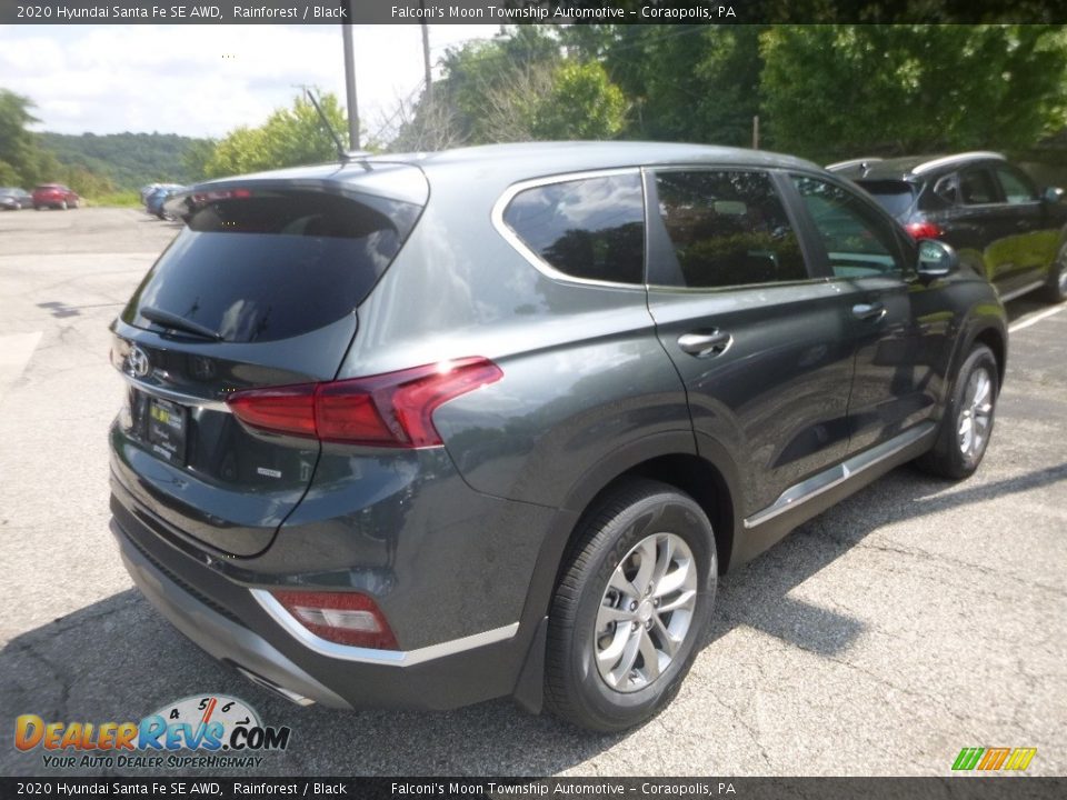 2020 Hyundai Santa Fe SE AWD Rainforest / Black Photo #2