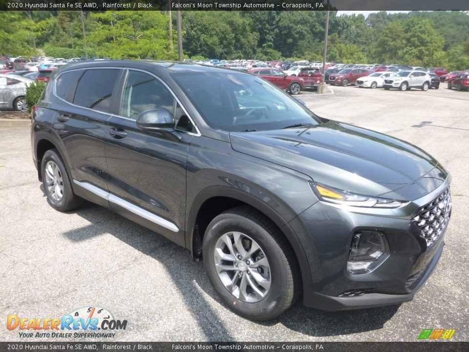 2020 Hyundai Santa Fe SE AWD Rainforest / Black Photo #3