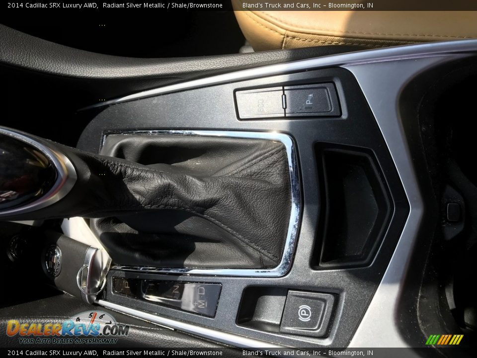 2014 Cadillac SRX Luxury AWD Radiant Silver Metallic / Shale/Brownstone Photo #28