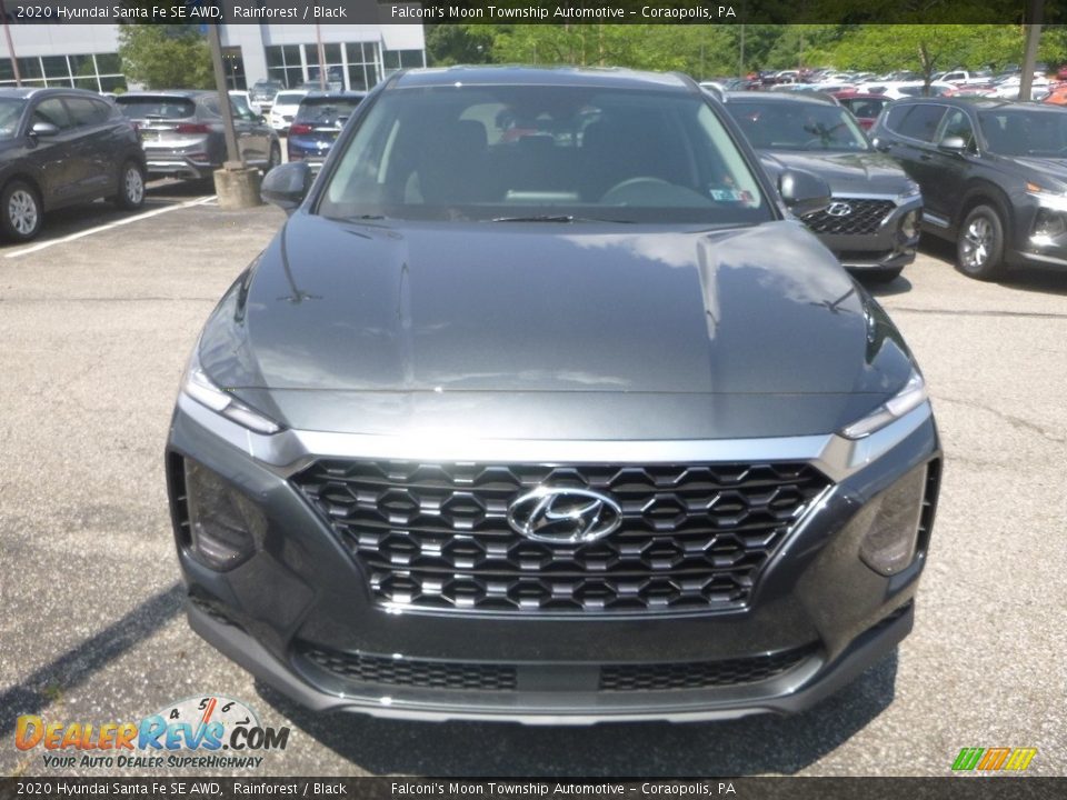 2020 Hyundai Santa Fe SE AWD Rainforest / Black Photo #4