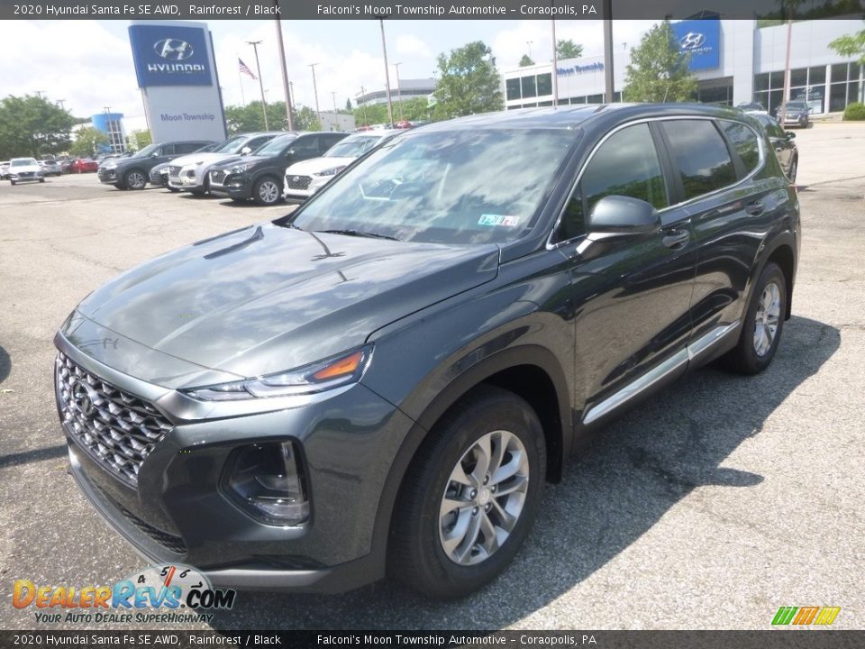 2020 Hyundai Santa Fe SE AWD Rainforest / Black Photo #5
