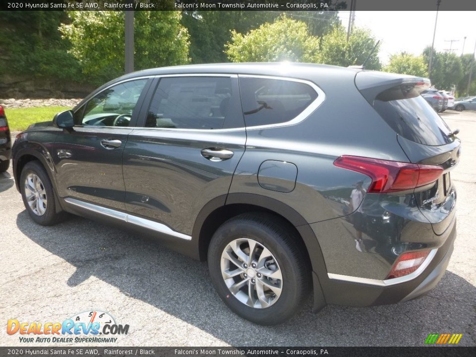2020 Hyundai Santa Fe SE AWD Rainforest / Black Photo #6