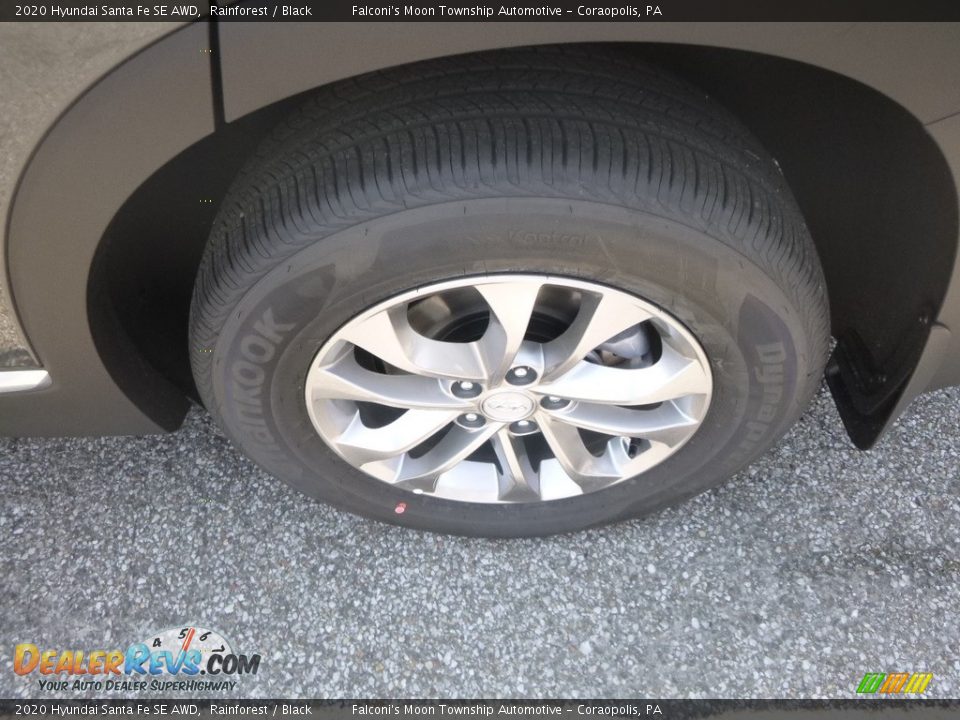 2020 Hyundai Santa Fe SE AWD Rainforest / Black Photo #7