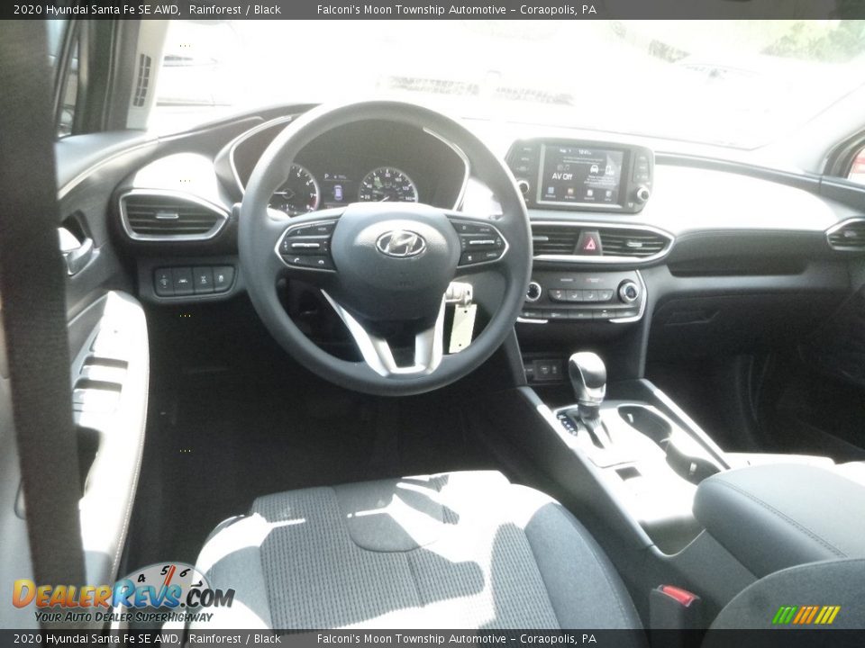 2020 Hyundai Santa Fe SE AWD Rainforest / Black Photo #9