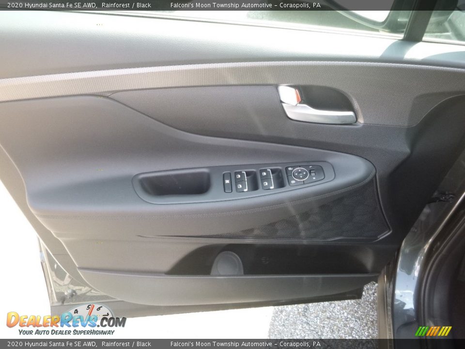 2020 Hyundai Santa Fe SE AWD Rainforest / Black Photo #11
