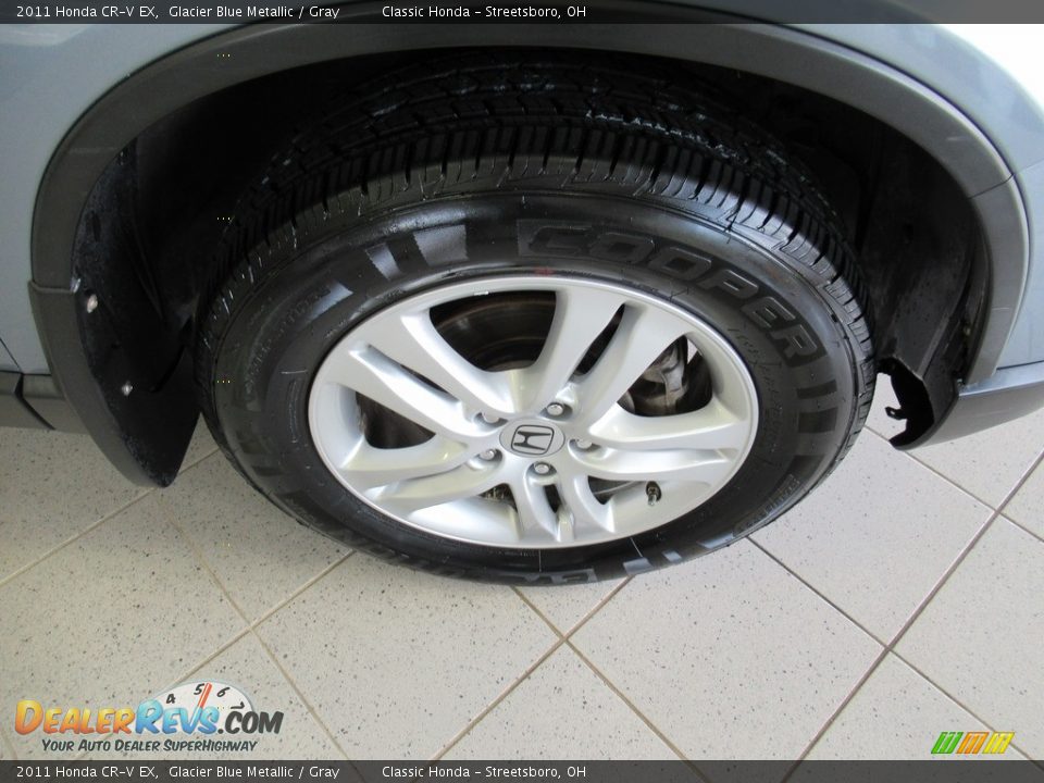 2011 Honda CR-V EX Glacier Blue Metallic / Gray Photo #5